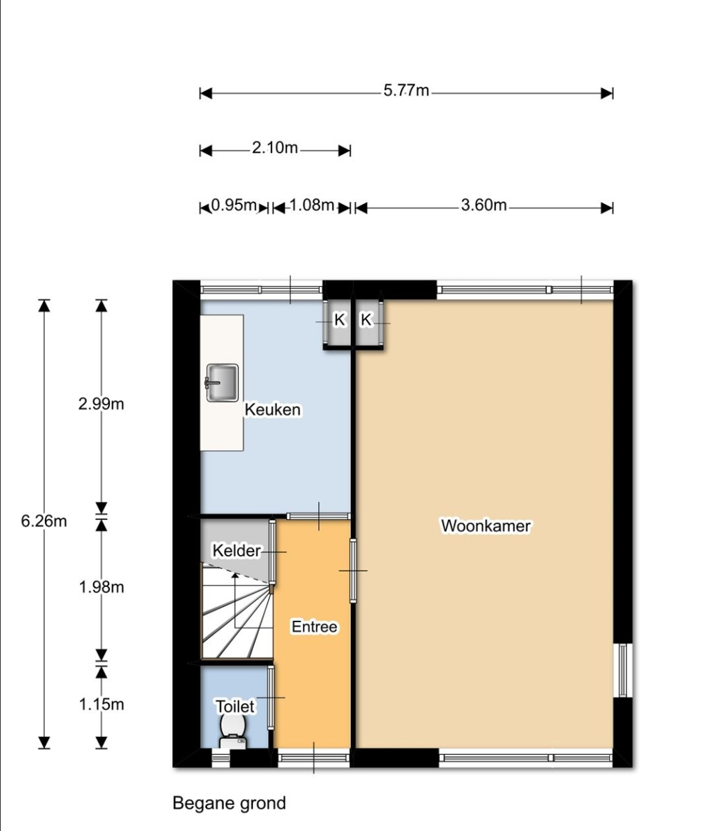 Plattegrond begane grond